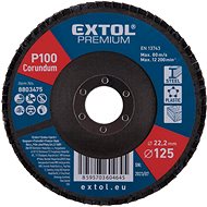 EXTOL PREMIUM Angled blade, corundum 125mm, P100, 8803475 - Lamellar Disc