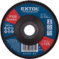 EXTOL PREMIUM Angled blade, corundum 125mm, P120, 8803476 - Lamellar Disc