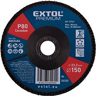 EXTOL PREMIUM Angled blade corundum 150mm, P80, 8803484 - Lamellar Disc