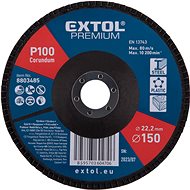 EXTOL PREMIUM Angled blade corundum 150mm, P100, 8803485 - Lamellar Disc
