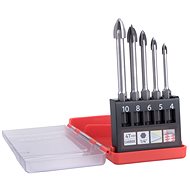 EXTOL PREMIUM carbide drill bits for glass and ceramics, set of 5, O 4-5-6-8-10mm, 8801899 - Drill Set