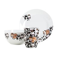 Mäser Children's Dining Set 3pcs BROWN COW - Children's Dining Set