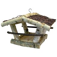 Krmítko pro ptactvo 35 x 30 x 22 cm, bříza - Bird Feeder