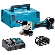 MAKITA Angle Grinder AKU 115 mm Li-ion LXT 18V Makpac DGA452RTJ (1×5 Ah) - Angle Grinder 