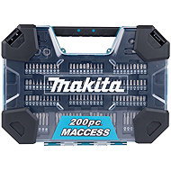 Makita E-22610 Fúrószár készlet tartozékokkal, műanyag kofferben, 200 db - Kiegészítő készlet