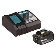 MAKITA Set Li-ion LXT 18V 1 pc charger DC18RC + 1 pc battery 3.0 Ah BL1830B - Charger and Spare Batteries