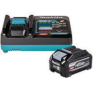 MAKITA Li-ion XGT 40V Set 1 × 4Ah Battery BL4040F + Charger DC40RA - Charger and Spare Batteries