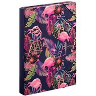 BAAGL Folders for school notebooks A4 Jumbo Flamingos - School Folder