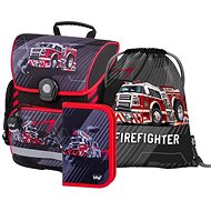 3-Piece Baagl Firefighters - School Set