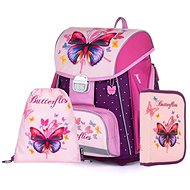 3-piece Oxybag PREMIUM Butterfly - School Set