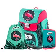 3-piece Oxybag PREMIUM Flamingo - School Set