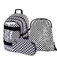 BAAGL 3 SET Skate Ska: Backpack, Pencil Case, Gymsack - School Set