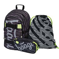 3-Piece Baagl Skate Grey - School Set