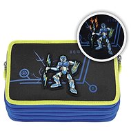 Vybavený blikací Step by Step Robot - Penál