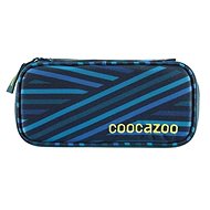 coocazoo PencilDenzel, Zebra Stripe Blue - Pencil Case