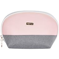 round Grey salmon - Make-up Bag