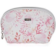 Round Pink flowers - Make-up Bag