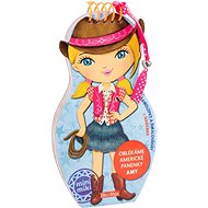Dress up American Dolls AMY - colouring pages - Colouring Book