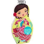 Dress up spanish doll Ines - colouring pages - Colouring Book