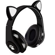 Malatec 16868 Cat wireless headphones with paw black - Wireless Headphones