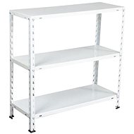 MANUTAN, basic 75 x 75 x 30cm, 90kg, 3 shelves, white - Shelving Unit