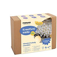 Manumi Creative set for making poinsettias from beads - Creative Kit