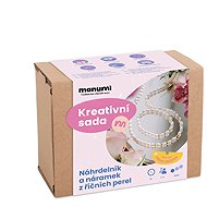 Manumi Creative set for making a necklace and bracelet set from river pearls - Jewellery Making Set