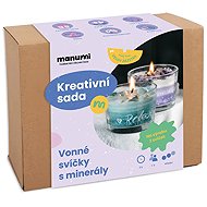 Manumi Creative Kit for Making Scented Candles with Minerals - Candle Making Kit