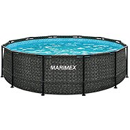 MARIMEX Swimming pool with construction Florida 3,66 × 0,99 m with skimmer - RATAN motif - Pool