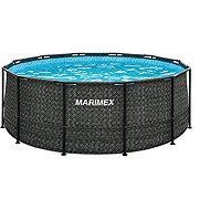 MARIMEX Swimming pool with construction Florida 3,66 × 1,22 m with skimmer - RATAN motif - Pool