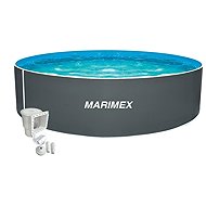 MARIMEX Swimming pool with construction Orlando 3,05 × 0,91 m foil, skimmer - GREY - Pool
