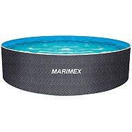 MARIMEX Swimming pool with construction Orlando 3,66 × 0,91 m foil, skimmer - RATAN motif - Pool