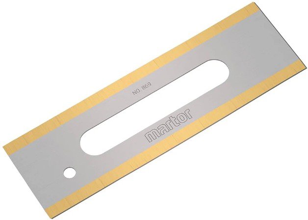 Industrial double-edged blade, Martor CELLO, TiN blade - 869.60/TiN - Spare Blades