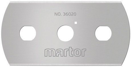 Industrial double-edged blade, Martor, rounded - 36020.50 - Spare Blades