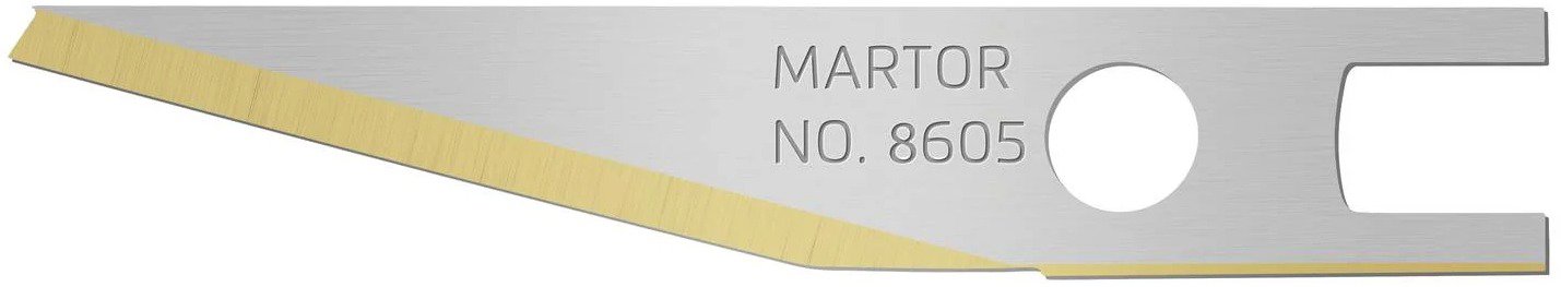 Industrial trimming scalpel, Martor, SIMPLEX - 8605.65/TiN - Scalpel