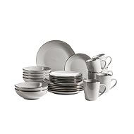 MÄSER Combination Set 24 pcs METALLIC RIM GREY - Dish Set