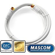 Mascom koaxiális kábel 7676-015W, F csatlakozó 1,5 m - Koax kábel
