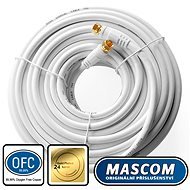 Mascom Coaxial Cable 7676-200W, Connectors F 20m - Coaxial Cable