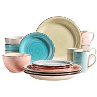 Mäser Dining set 16 pcs LUMACA MIX colours - Dish Set