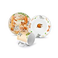 MATELL Children's porcelain set Forest animals, 3 pcs - Children's Dining Set