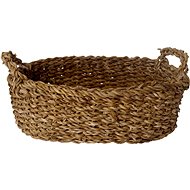 M. A. T. basket oval with handles medium 31x21x9cm seagrass - Storage Basket