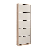 Matis Antechamber shoe rack 5V cashmere/canella - Shoe Rack