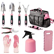 M. A. T. Group Garden tools set, 9 pcs, PINK - Garden Tool Set