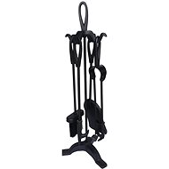 M. A. T. Group tools fireplace. h.61 cm, set of 4 pieces. with stand - Fireplace tools