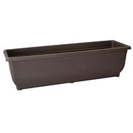 DK PLAST Self-watering chest without bowl AQUA GLORIA 60 cm, brown - Flower Box