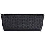 PROSPERPLAST Chest with bowl RATOLLA P 29.3 x 12 x 12.6 cm, anthracite - Flower Box
