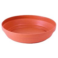 PROSPERPLAST Bowl under the pot GLINKA 25, imitation clay bowl, terracotta - Plant Saucer