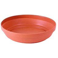 PROSPERPLAST Bowl under the pot GLINKA 22, imitation clay bowl, terracotta - Plant Saucer