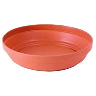 PROSPERPLAST Bowl under the pot GLINKA 19, imitation clay bowl, terracotta - Plant Saucer