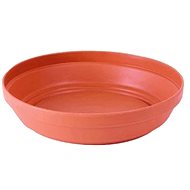 PROSPERPLAST Bowl under the pot GLINKA 16, imitation clay bowl, terracotta - Plant Saucer